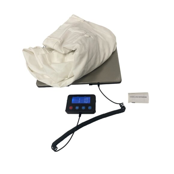 Zara Womens Dress Pants Small S White Pleated High Rise Trousers 8338/512 NWT - Picture 12 of 12